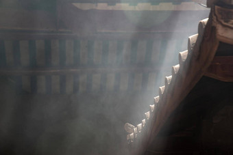 传统的模式古老的中国人寺庙屋顶龙寺庙卡马拉瓦特什么冷爱伊什么冷诺伊重要的中国人佛教寺庙曼谷泰国