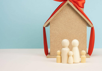 木房子微型家庭数据抵押贷款贷款概念
