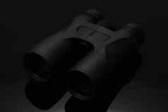 科技黑色的双筒望远镜黑色的玻璃表格