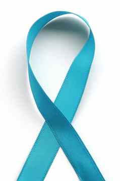 前列腺癌癌症丝带意识疾病象征光蓝色的丝带