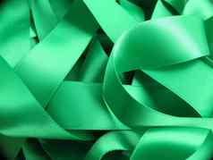 绿色丝带设计元素