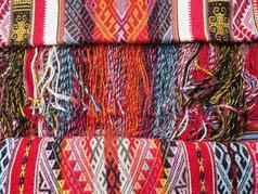 秘鲁手使羊毛织物