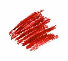 红色的颜色化妆品铅笔