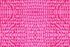 棉花织物粉红色的朱红色颜色纹理背景复制空间添加文本