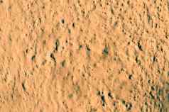 古董红色的沙子背景关闭沙子墙纹理模式背景设计元素桑迪影响砂岩石膏支柱小裂缝不均匀补丁自然古董红色的阴影