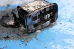烤面包机火家庭电设备火危害