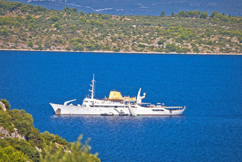 克里斯蒂娜<strong>游艇</strong>kornati国家公园视图达尔马提亚群岛克罗地亚