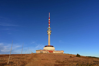 <strong>最高峰</strong>摩拉维亚普拉德发射机注意塔山杰塞尼基山捷克共和国