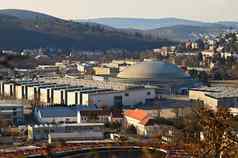 捷克共和国布尔诺展览中心断续器断续器博览会城市景观山欧洲