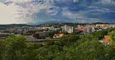 断续器展览中心布尔诺捷克共和国欧洲全景照片城市布尔诺