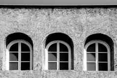 拱形窗户混凝土外观西班牙