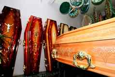 葬礼客厅棺材