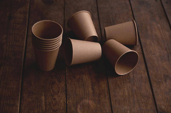 生态卡夫纸杯咖啡茶黑暗棕色（的）