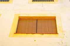 窗口百叶窗欧洲风格建筑建筑装饰窗户古董风格保护元素窗户