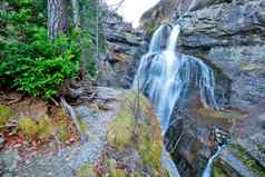 阿里帕斯瀑布ordesa基督山失去了国家公园西班牙