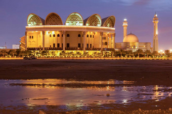 巴林国家图书馆法塔赫大清真寺