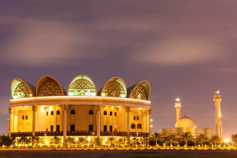 巴林国家图书馆法塔赫大清真寺