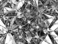 宝石钻石闪亮的玻璃纹理万花筒