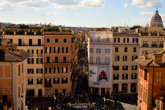 3月<strong>罗马</strong>意大利视图广场西班牙游客冠状病毒