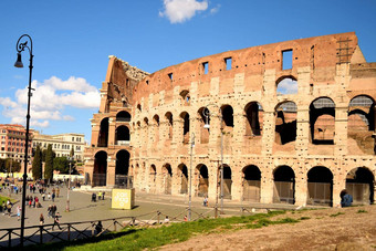 3月<strong>罗马</strong>意大利视图<strong>罗马</strong>圆形大剧场游客由于冠状病毒