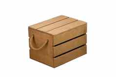 木盒子成员白色背景存储盒子