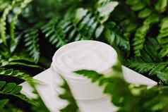 脸奶油保湿霜Jar绿色花园自然Herbal护肤品化妆品有机抗衰老产品健康美
