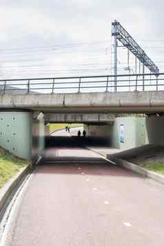 隧道铁路boxtel荷兰悬链线线路标