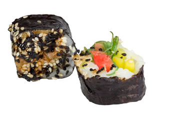 寿司白色背景日本食物