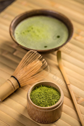 绿色火柴茶