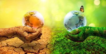 orb手环境地球一天世界环境一天全球气候变暖污染