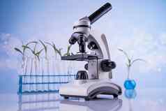 显微镜实验室玻璃器皿基因修改植物