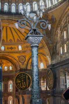 美丽的清真寺吊灯伊斯坦布尔火鸡显示