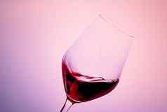 溢价红色的酒水晶玻璃酒精喝奢侈品开胃酒酿酒学葡萄栽培产品