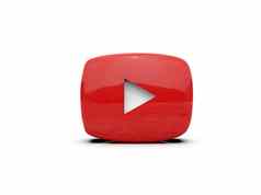 YouTube玩按钮标志视频图标标志在线广播服务象征