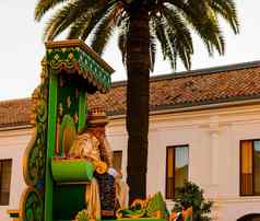 velez-malaga西班牙1月游行场合主显节假期安达卢西亚主显节庆祝马拉加省假期一天