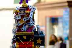 nerja西班牙2月人服装庆祝狂欢节马拉加省