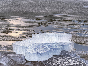 消失冰川融化冰川构成威胁海底生态系统