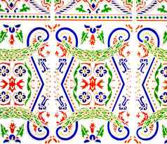 传统的观赏西班牙语装饰瓷砖原始陶瓷瓷砖墙建筑