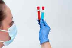 测试医学疫苗病毒感染实验室试验测试执行实验演讲科学讨论占领工作服保护齿轮