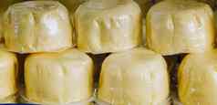 新鲜的黄油块农场乳制品产品