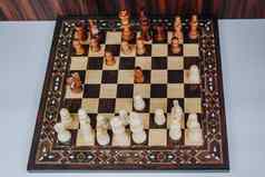 国际象棋董事会国际象棋木块