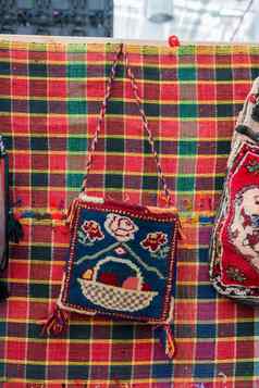 传统的土耳其手工制作的袋礼物项目