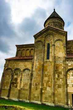 著名的旅行具有里程碑意义的萨姆塔维西大教堂
