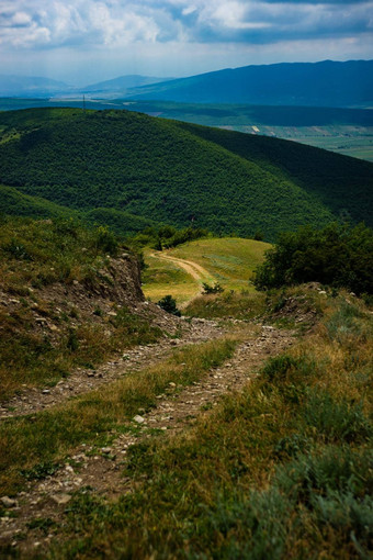 夏天格鲁吉亚景观