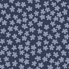 无缝的模式开花日本樱桃樱花织物包装壁纸纺织装饰设计邀请打印礼物包装制造业紫色的花紫罗兰色的背景
