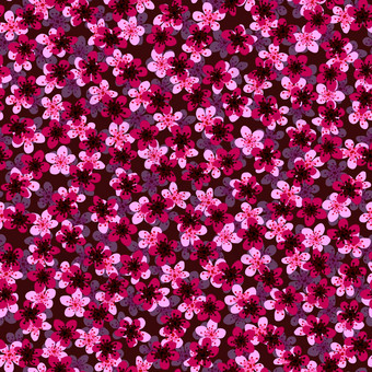 无缝的模式开花<strong>日本</strong>樱桃<strong>樱花</strong>织物包装壁纸纺织装饰设计邀请打印礼物包装制造业粉红色的樱红色花天上的背景