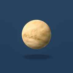金星地球蓝色的背景