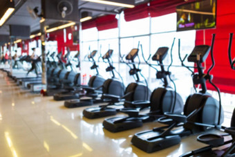 跑步机体育运动健身房室内健身健康俱乐部体育锻炼设备锻炼有氧运动锻炼