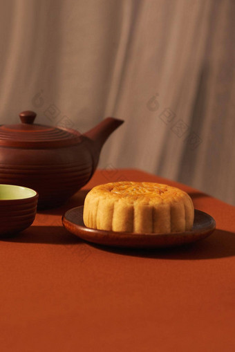 中秋节日亚洲庆祝活动服务传统的月饼文本幸福