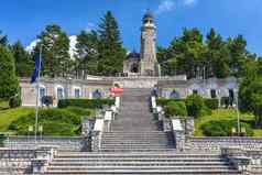 英雄陵墓位于mateias山纪念碑专用的世界战争英雄